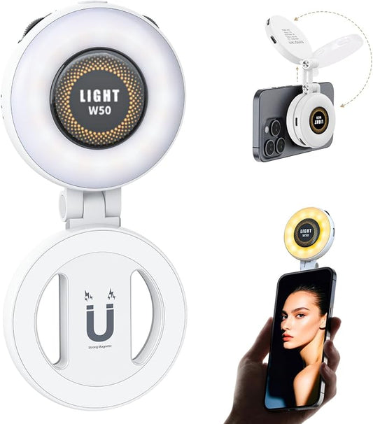 Magnetic Portable Selfie Light for iPhone by Unknown