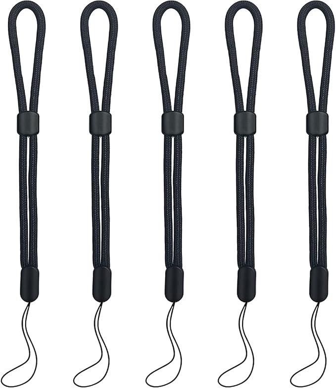 yuntop 5PCS Wrist lanyard, 7.8 inch Hand Wrist Strap Lanyard, Adjustable Nylon by yuntop