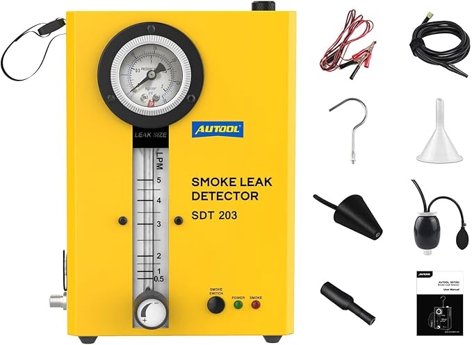 AUTOOL Automotive Smoke Machine, EVAP System Smoke Leak Detector by AUTOOLOfficial