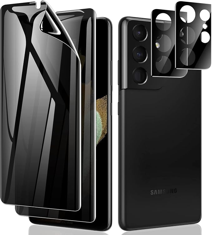LYWHL Anti-Spy Full Adhesive Flexible Film + Camera Lens Glass Protector by LYWHL