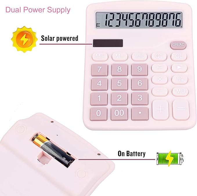 Cute Pink Desktop Calculator - Image 3