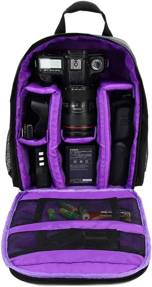Docooler Camera Backpack Waterproof Shockproof Camping Bag Small Dslr Camera by Docooler