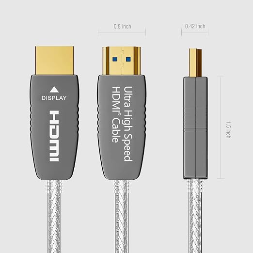 RUIPRO Crystal 8K HDMI Ultra High Speed Latest 2.1b Certified Fiber Optic Cable - Image 8