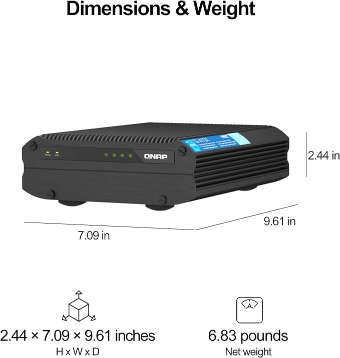 QNAP TS-i410X-8G-US 4 Bay High-Speed fanless Industrial NAS - Image 3