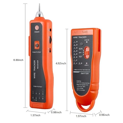 BOOGIIO Wire Tester RJ45 RJ11 Cable Tracker Line Finder Multifunction Wire - Image 6