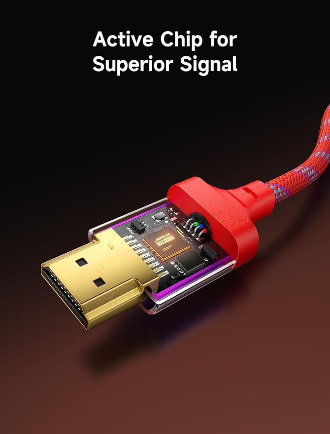 JSAUX 10K 8K HDMI to HDMI Cable 2.1 2 Pack 3ft/1m, 48Gbps Ultra High Speed - Image 7