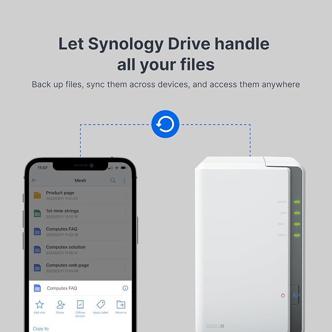 Synology 2-Bay DiskStation DS223j - Image 4