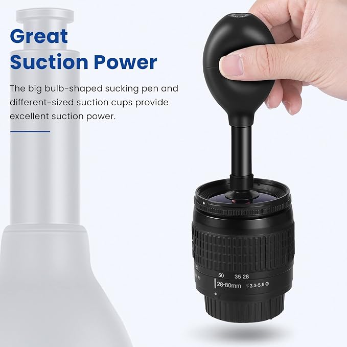 NEEWER 8-in-1 Lens Sucker Kit, IC Pick Up Vacuum Suction Pen - Image 2