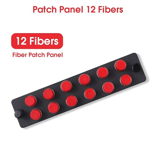 12 Simplex FC/UPC Fiber Patch Panel - Image 3