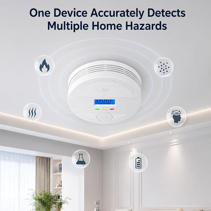 10-Year Sealed Battery Wireless Linked Home Safety Device, Whole-House - Image 2