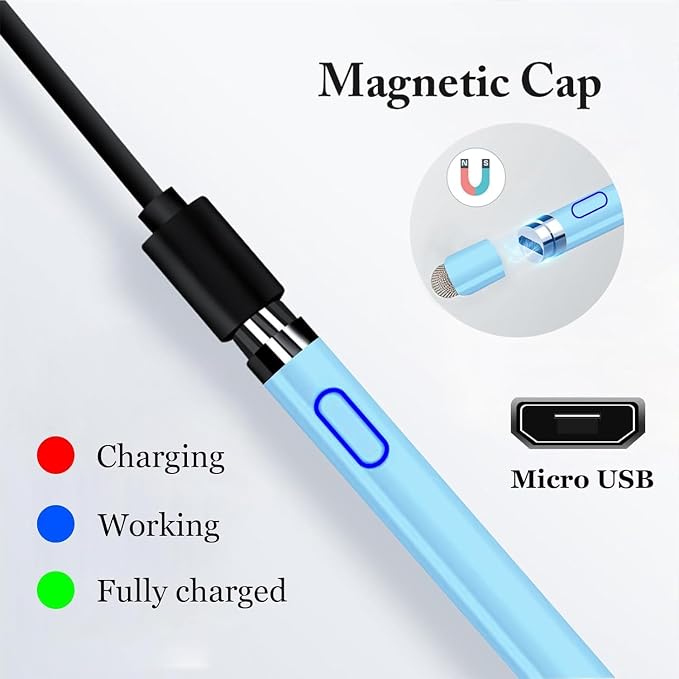 CMARS Active Stylus Pen for Touchscreen, Rechargeable Universal Pencil for iPad - Image 3