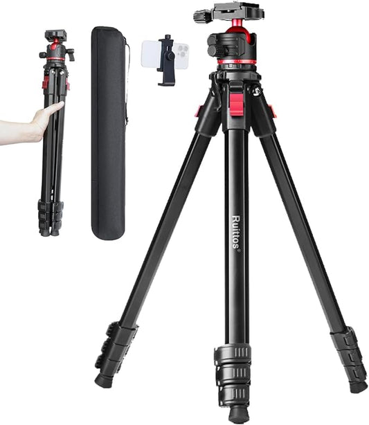 Travel Tripod, Canon G7X, DSLR/SLR Cameras, Video Camcorders, Action Cameras by Ruittos