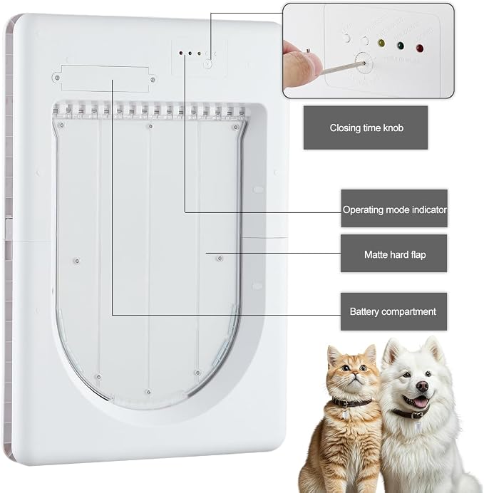 Smart Electronic Pet Door, Automatic Dog Door - Image 6