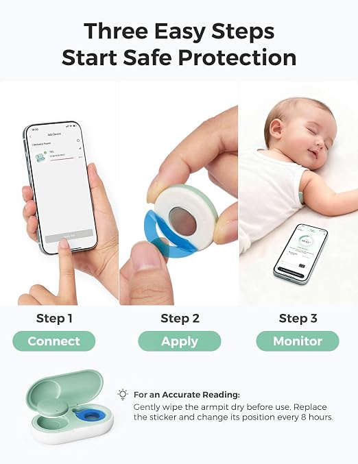 Momcozy Wearable Digital Thermometer - Image 5