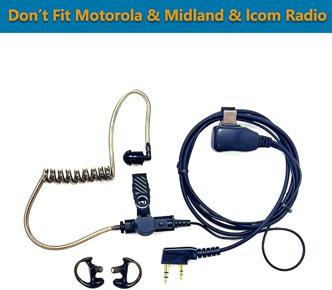 Covert Air Acoustic Tube Earpiece - Image 2