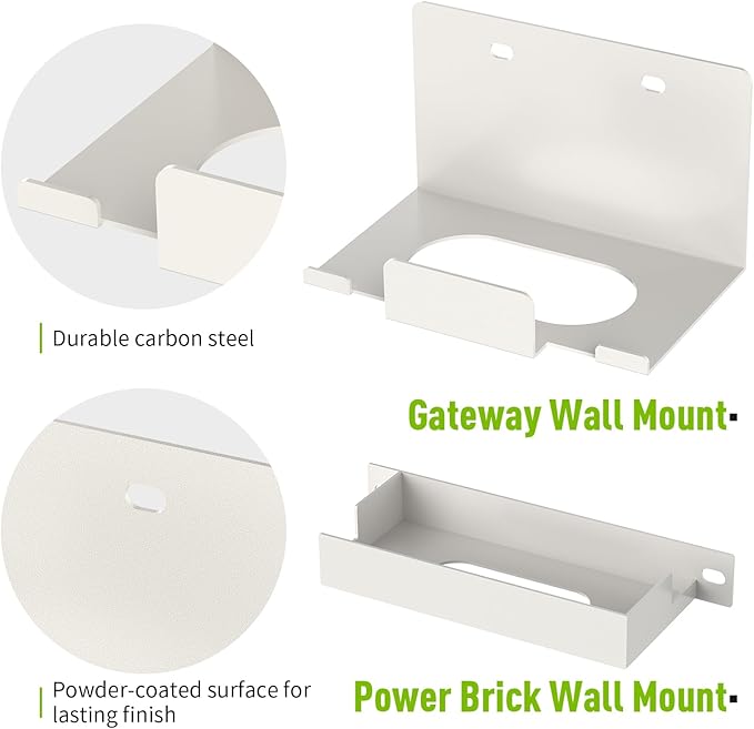 Wall Mount for AT&T Fiber BGW320, Heavy Metal Wall Mount for AT&T BGW-320 - Image 2