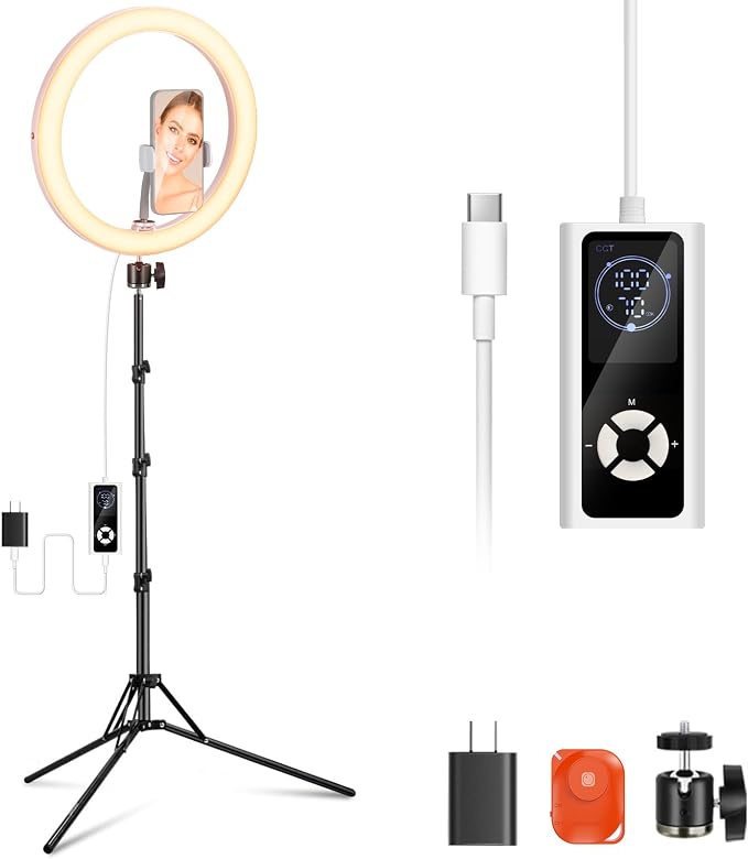 NEEWER RH12B Pro 12" 30W High Power LED Ring Light by Neewer