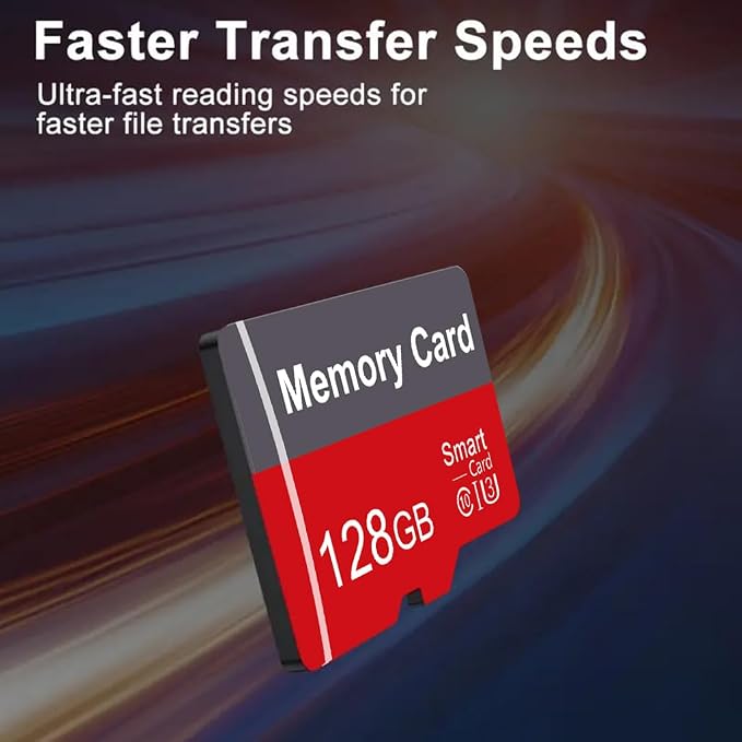 2 Pack Memory Card 128GB with Adapter, High Speed TF Card, UHS-I C10 A1 Memory - Image 6