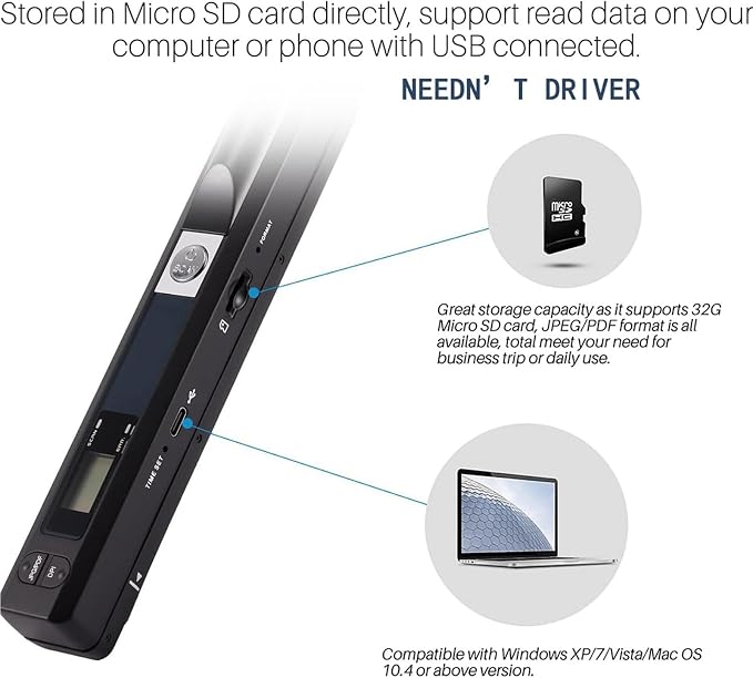 Portable Document Color Photo Scanner - Image 8