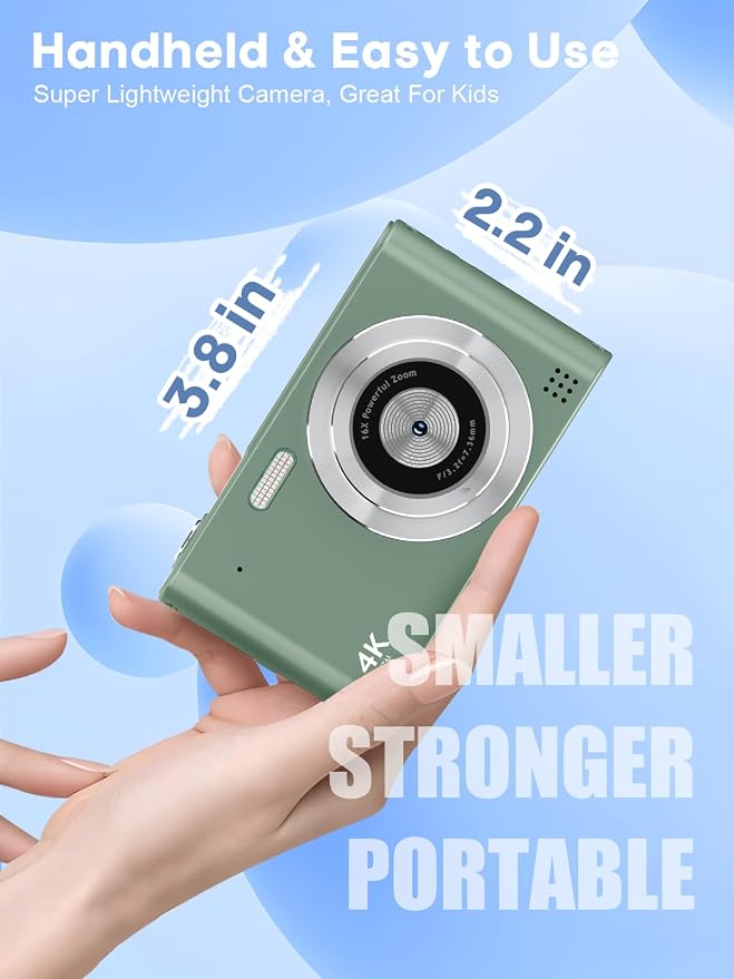 Digital Camera, 44MP Full HD 1080P Point and Shoot Camera - Image 3