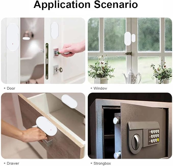 Haozee Door and Window Sensor, Requires Zigbee Hub, Zigbee Connection, Wireless - Image 7