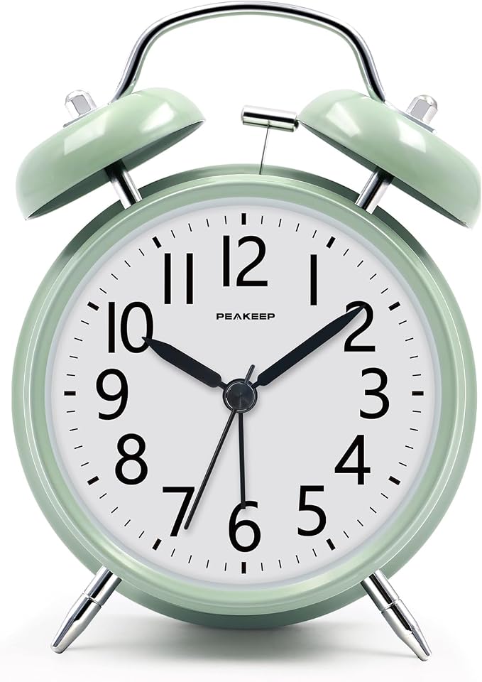 Peakeep Loud Battery Alarm Clock by PEAKEEP