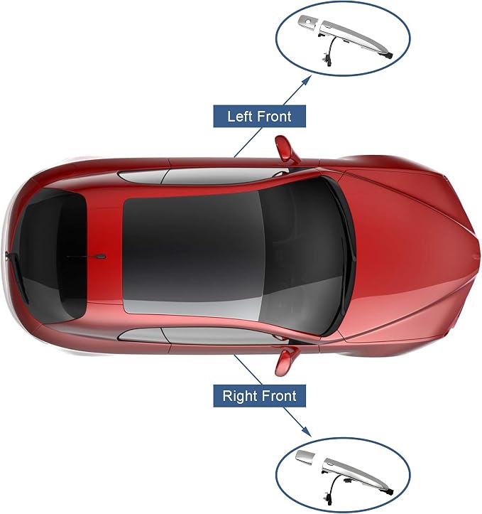 Driver Door Handle Chrome, Compatible - Image 8