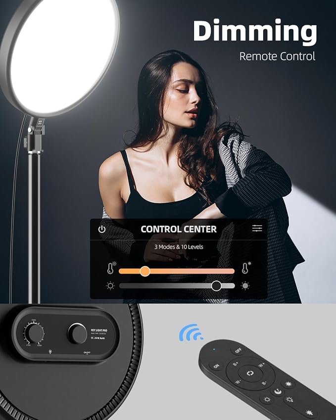 TODI Large Ring Light with 79" Stand, 6500K Full-Screen Selfie Ring Light with - Image 4