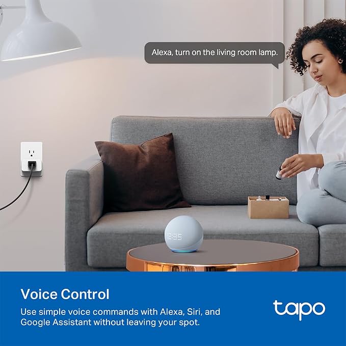 TP-Link Tapo Smart Plug Mini, Matter Compatible, Compatible - Image 8