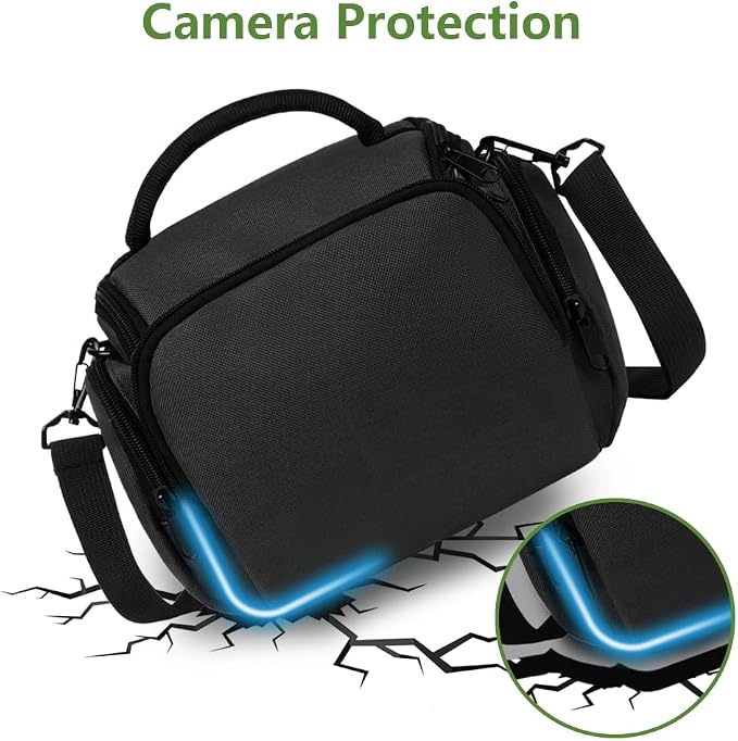 Ainiv DSLR Camera Bag, Waterproof Anti-Shock SLR Camera Case, Large Adjustable - Image 4