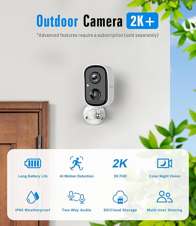 Security Cameras Wireless Outdoor, 2K Cameras - Image 2