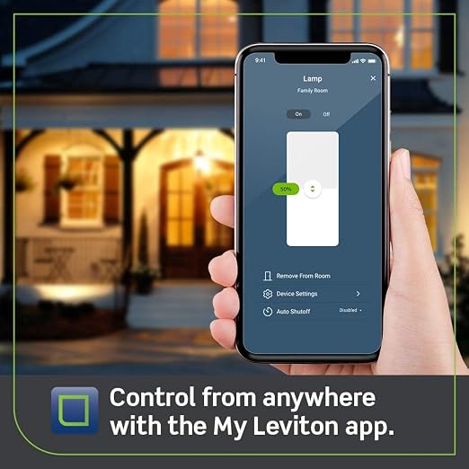 Leviton Decora Smart Dimmer Plug, Wi-Fi 2nd Gen, Works - Image 4