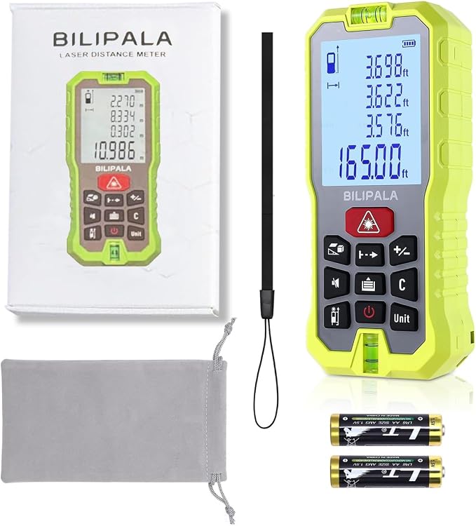 Laser Measure, 165ft Digital Laser Distance Meter - Image 8