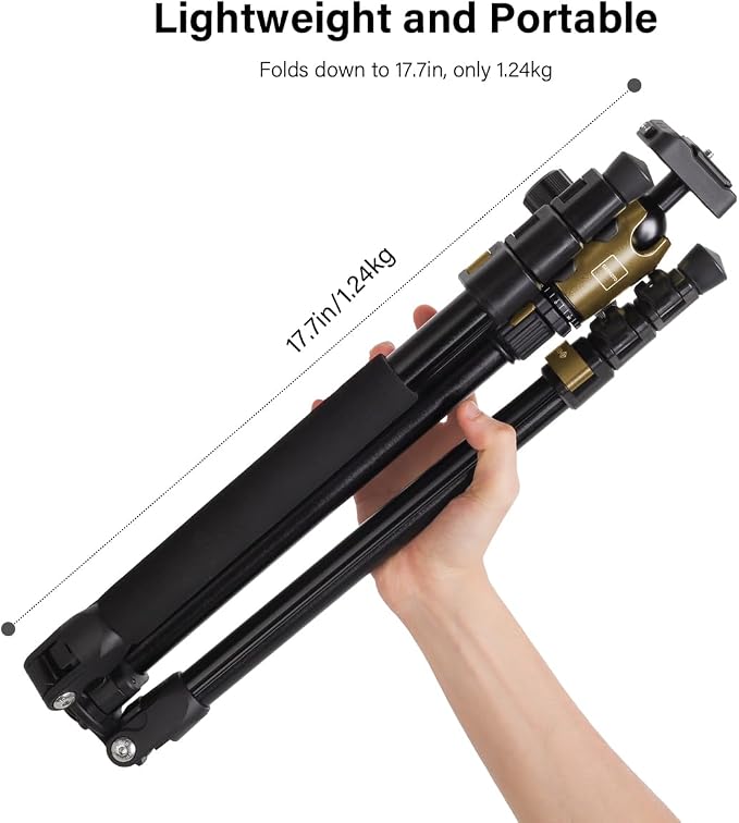 Geekoto 73-Inch Camera Tripod - Image 3