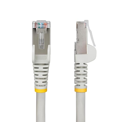 StarTech.com 10ft Gray CAT6a Ethernet Cable, Snagless RJ45, 100W PoE++ - Image 2