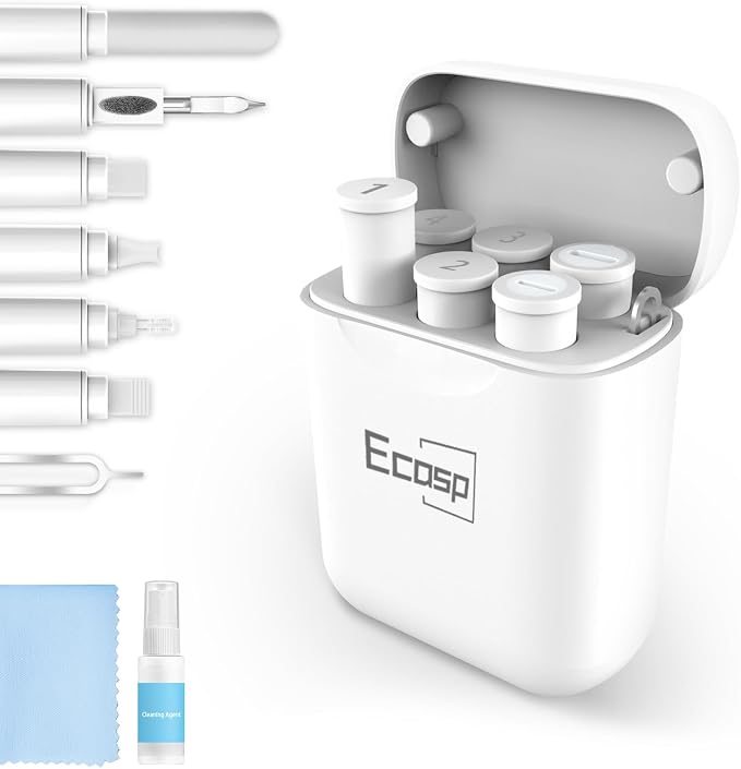 ECASP Cleaner Kit for AirPod, Cell Phone Cleaning Repair & Recovery for iPhone by Ecasp