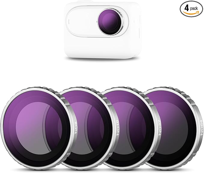 NEEWER GO 3S ND Filter Set, ND8 ND16 ND32 ND64 Neutral Density Lens Filter by Neewer