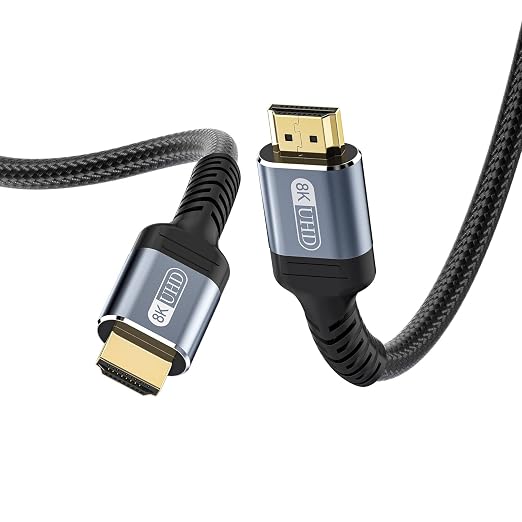 HDMI Cable 3ft 8K 2.1 HDMI 48Gbps Ultra High Speed Stable HDMI Cord-8K@60Hz by Fibopitcal