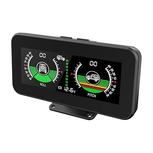 MR CARTOOL Car Digital Inclinometer M50 Automotive HUD Angle Slope Meter by MRCARTOOL