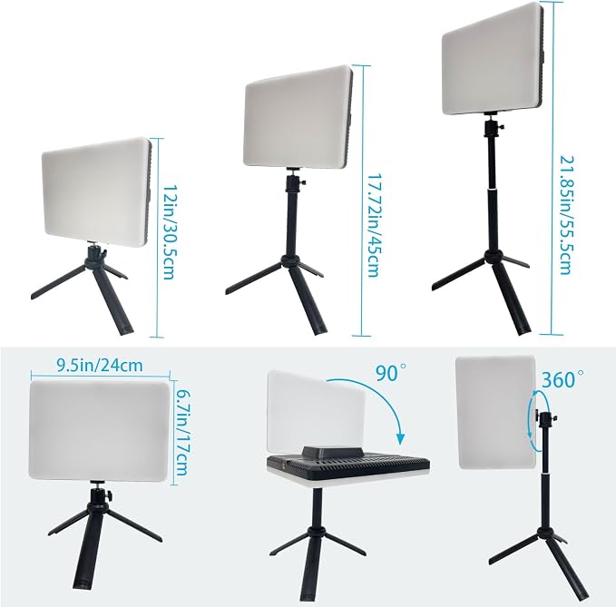 2 Pack LED Photo Lighting kit - Image 4