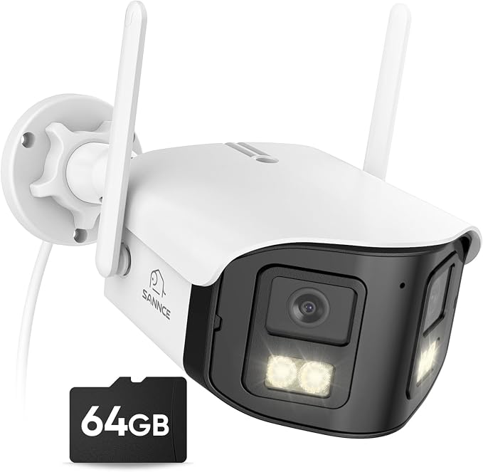 SANNCE 4MP Dual Lens Security Camera by SANNCE