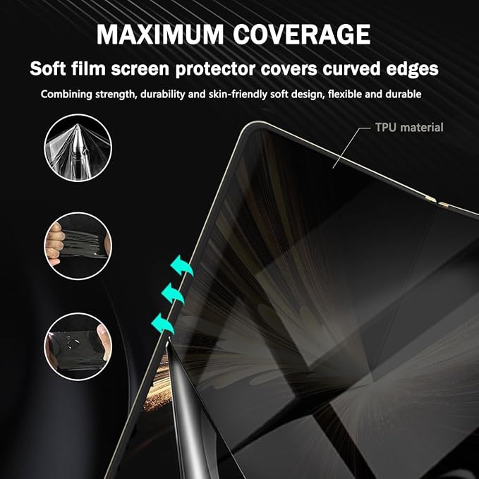 1 Pack for Honor Magic V5 Inner Privacy Screen Protector. Anti Scratch - Image 5