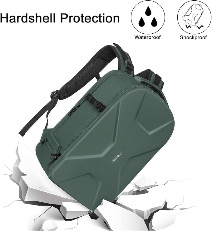 MOSISO Camera Backpack, DSLR/SLR/Mirrorless Photography Camera Bag Full Open - Image 3