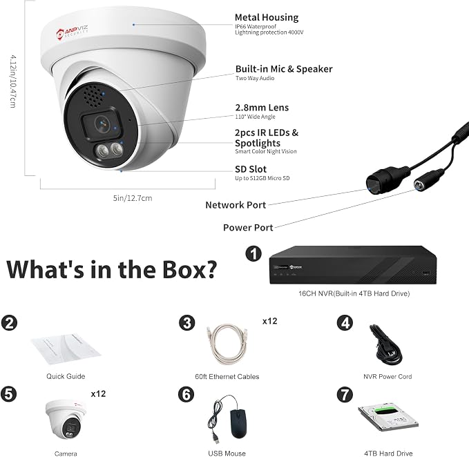 - Anpviz 16 Channel 4K PoE Security Camera System - Image 9