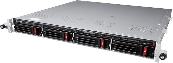 BUFFALO TeraStation WS5420RN 4-Bay Windows Server IoT 2025 1U NAS 16TB w/HDD by BuffaloAmericas