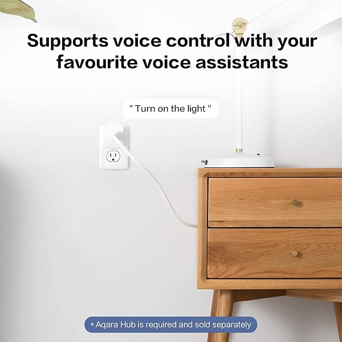 Aqara Zigbee Smart Plug with Energy Monitoring, Overload Protection, Scheduling - Image 3
