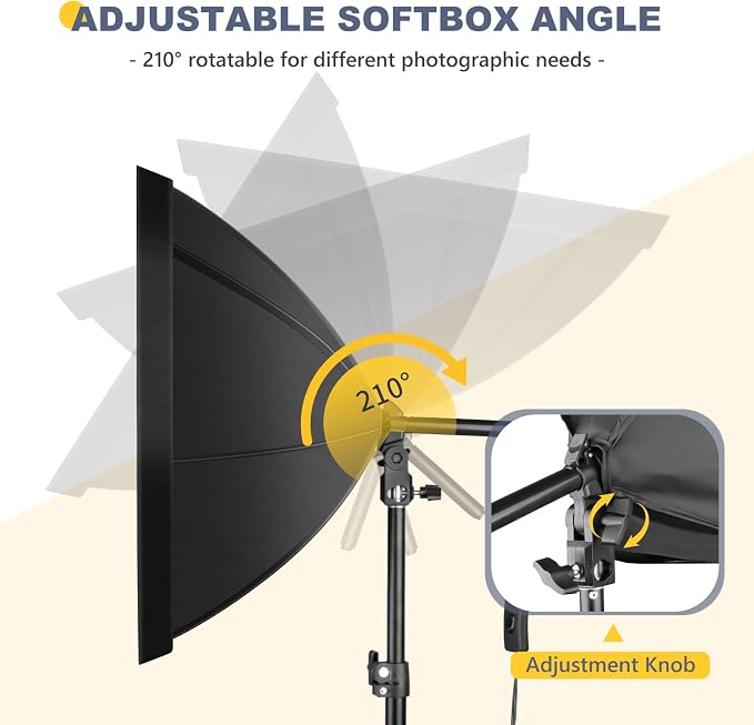 Torjim Softbox Photography Lighting Kit, Studio Lights - Image 5