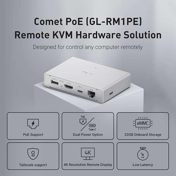 GL.iNet Comet PoE Remote KVM Control Over Internet - Image 2
