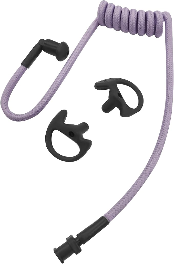 2-Way Radio Earpiece Nylon Acoustic Braided Tube Ear Coils Knitted Replacement by Unknown