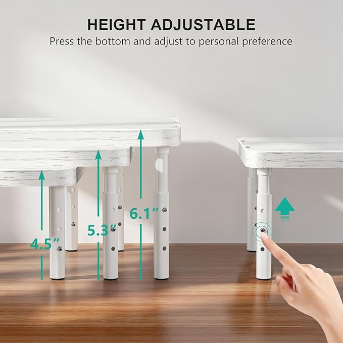 WALI Computer Monitor Stand for Desk, Adjustable Laptop Riser, Desk Monitor - Image 4